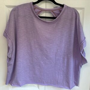 Lavender Short Sleeve Women's Top